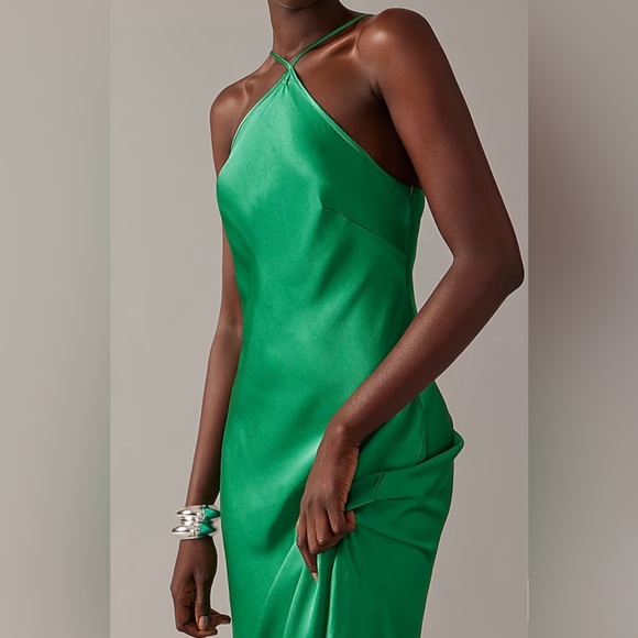 NEW J Crew Collection Slip Dress in Luster Crepe!!! - Picture 3 of 4